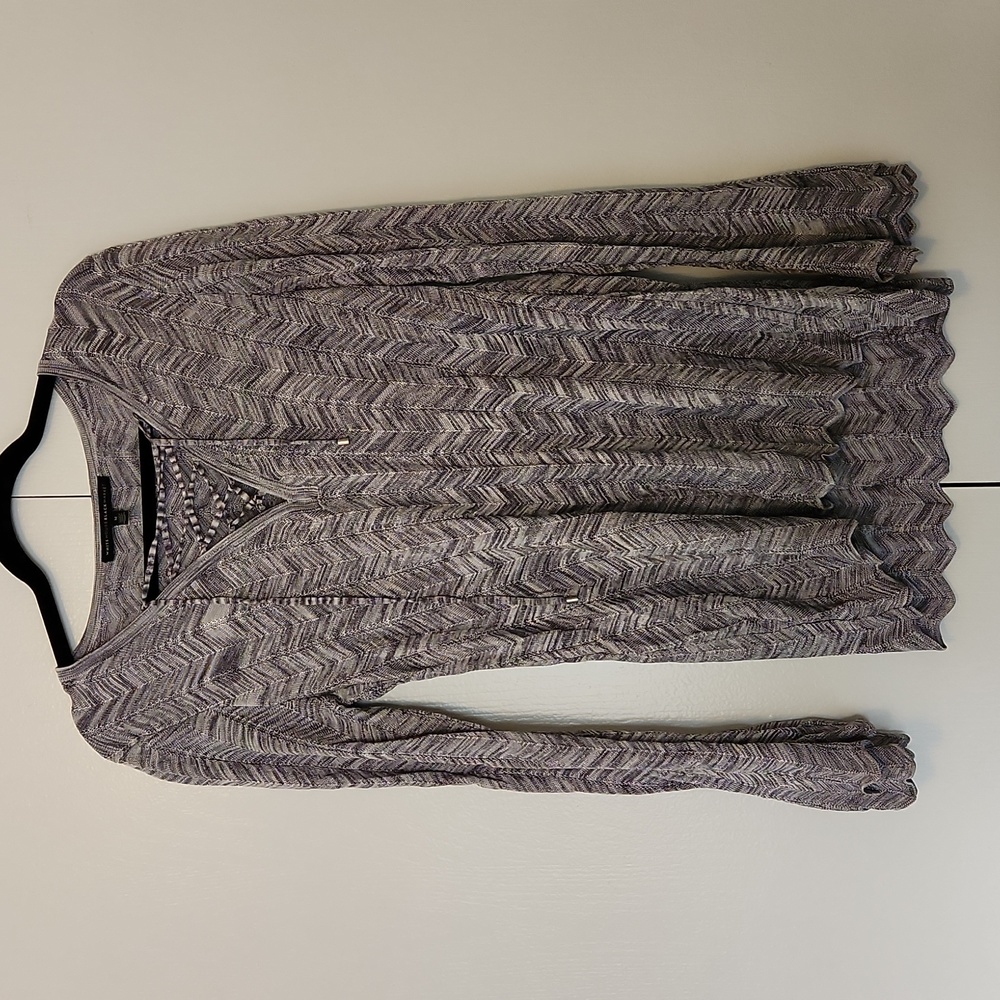 WHBM Glitter Lace Up Top